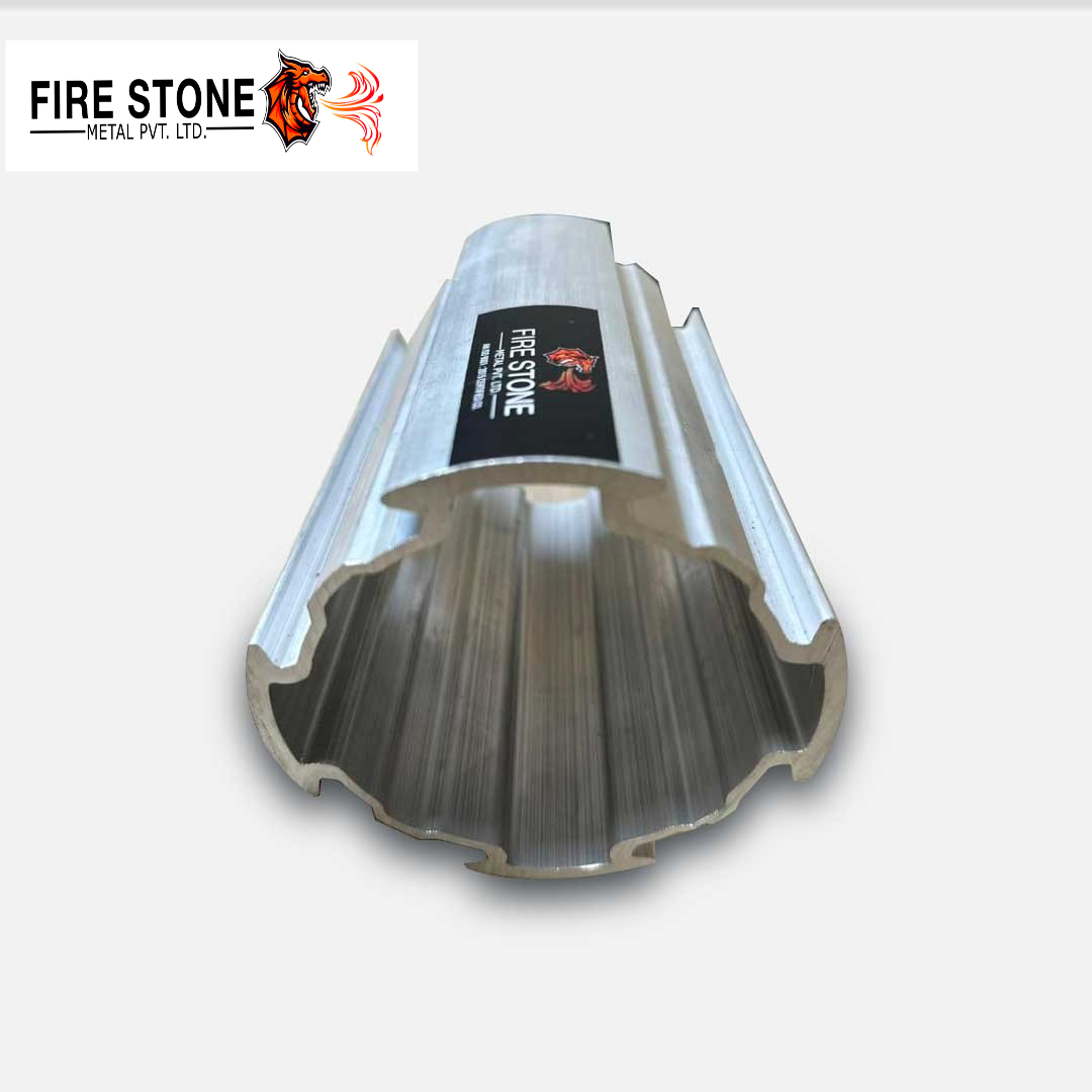 Polished Aluminium Extruded Profile - Color: Silver