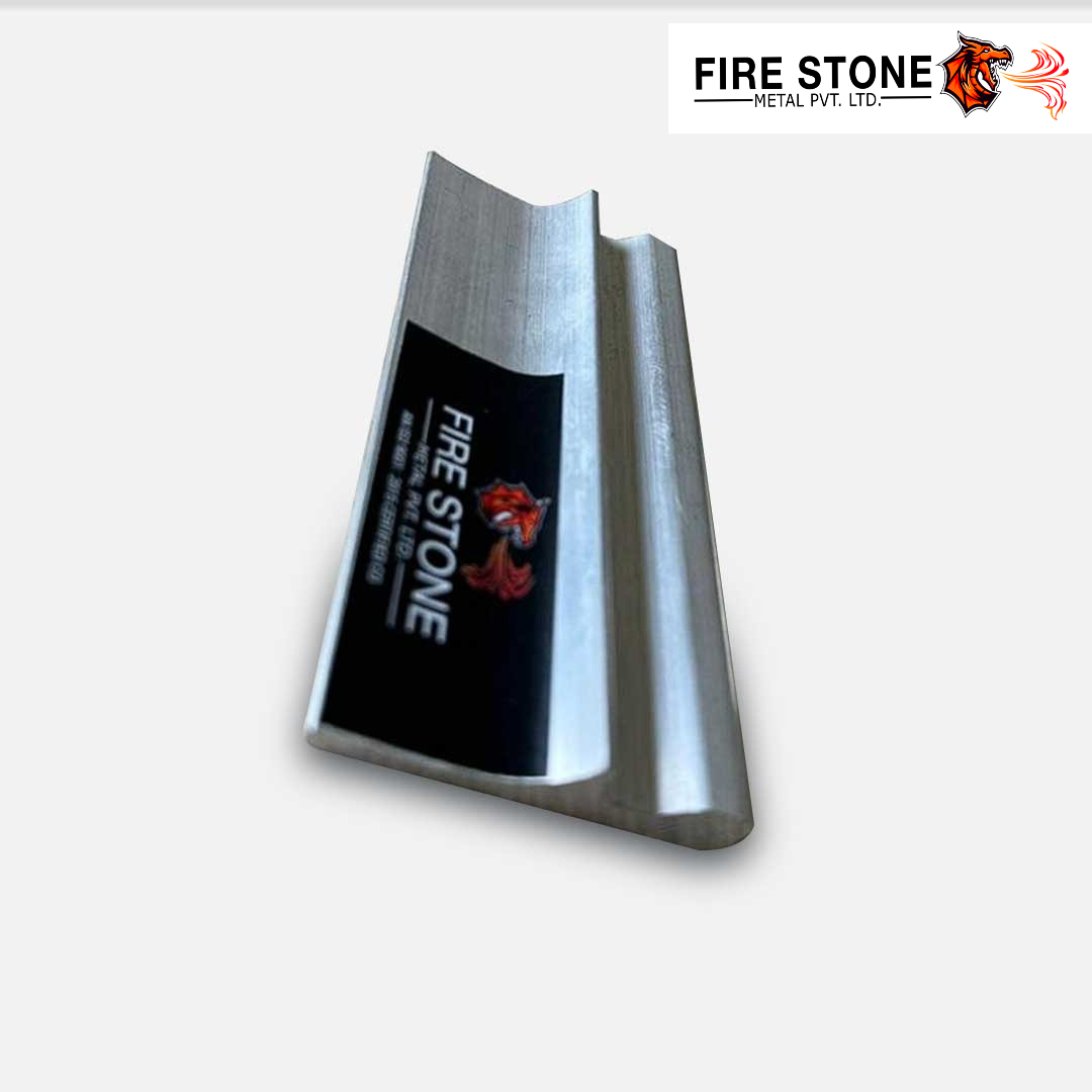 Polished Aluminium Extruded Profile - Color: Silver