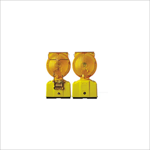 Yellow Solar Warning Light