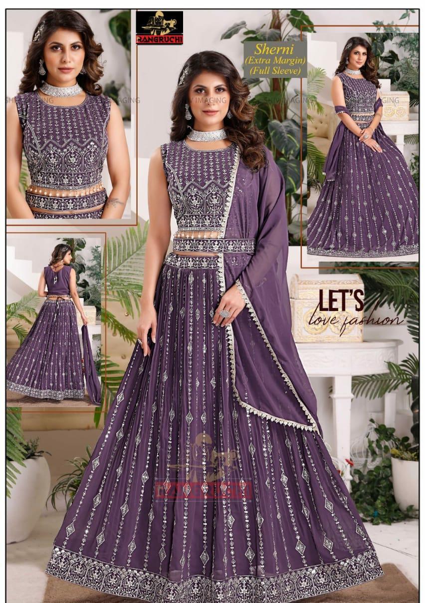 Lehenga Choli - Fancy Lehenga Collection With Stitched Blouse & Dupatta | Handwork, All Season, Custom Sizes, Washable, No Fade
