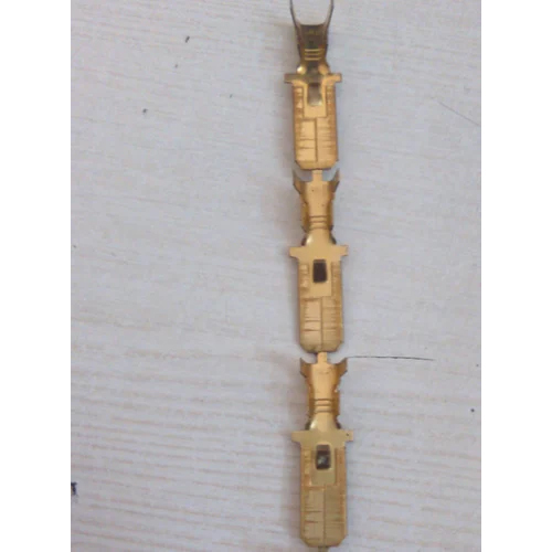 8.3 Male Lock Brass Terminal - Superior Grade Brass, Various Sizes Available, Sleek Golden Finish | Corrosion and Temperature Resistant, Easy Installation