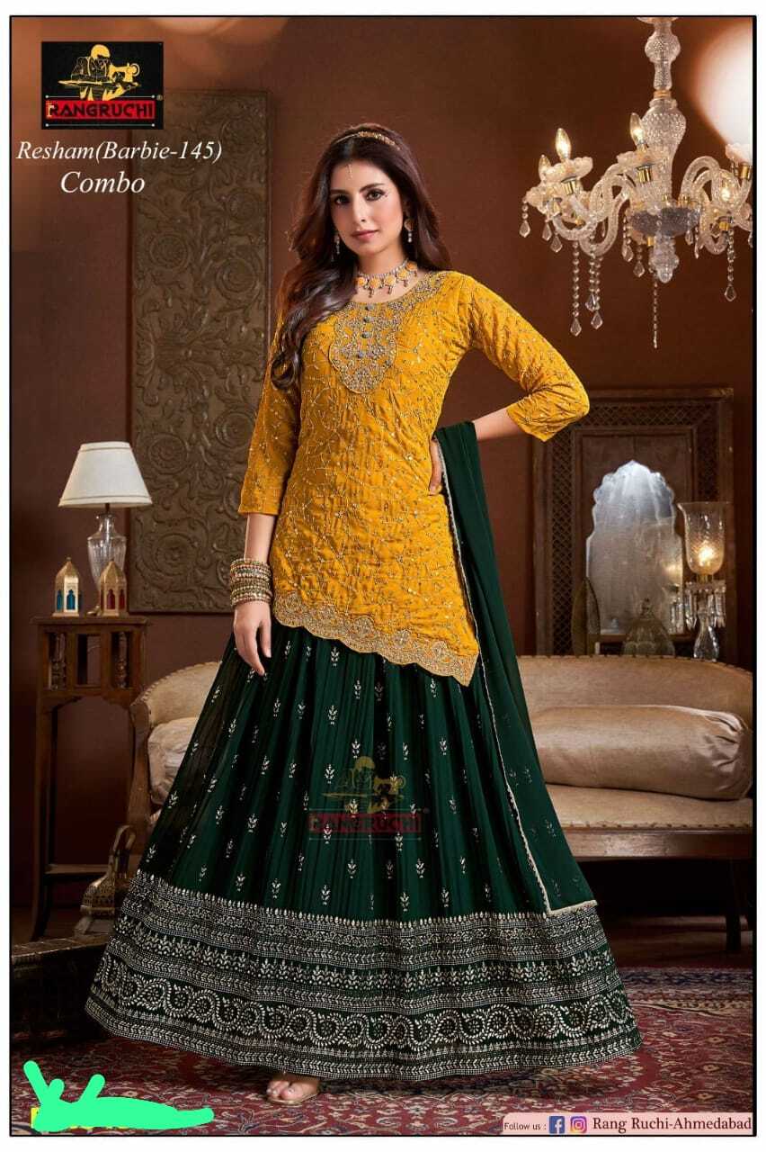 Lehenga Choli - Fancy Lehenga Collection With Stitched Blouse & Dupatta | Handwork, All Season, Custom Sizes, Washable, No Fade
