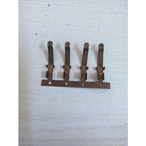 Automotive Break Switch Terminal - High-quality Brass, Tailored Diameter & Thickness, Brown Color | Reliable Connection For Industrial Applications