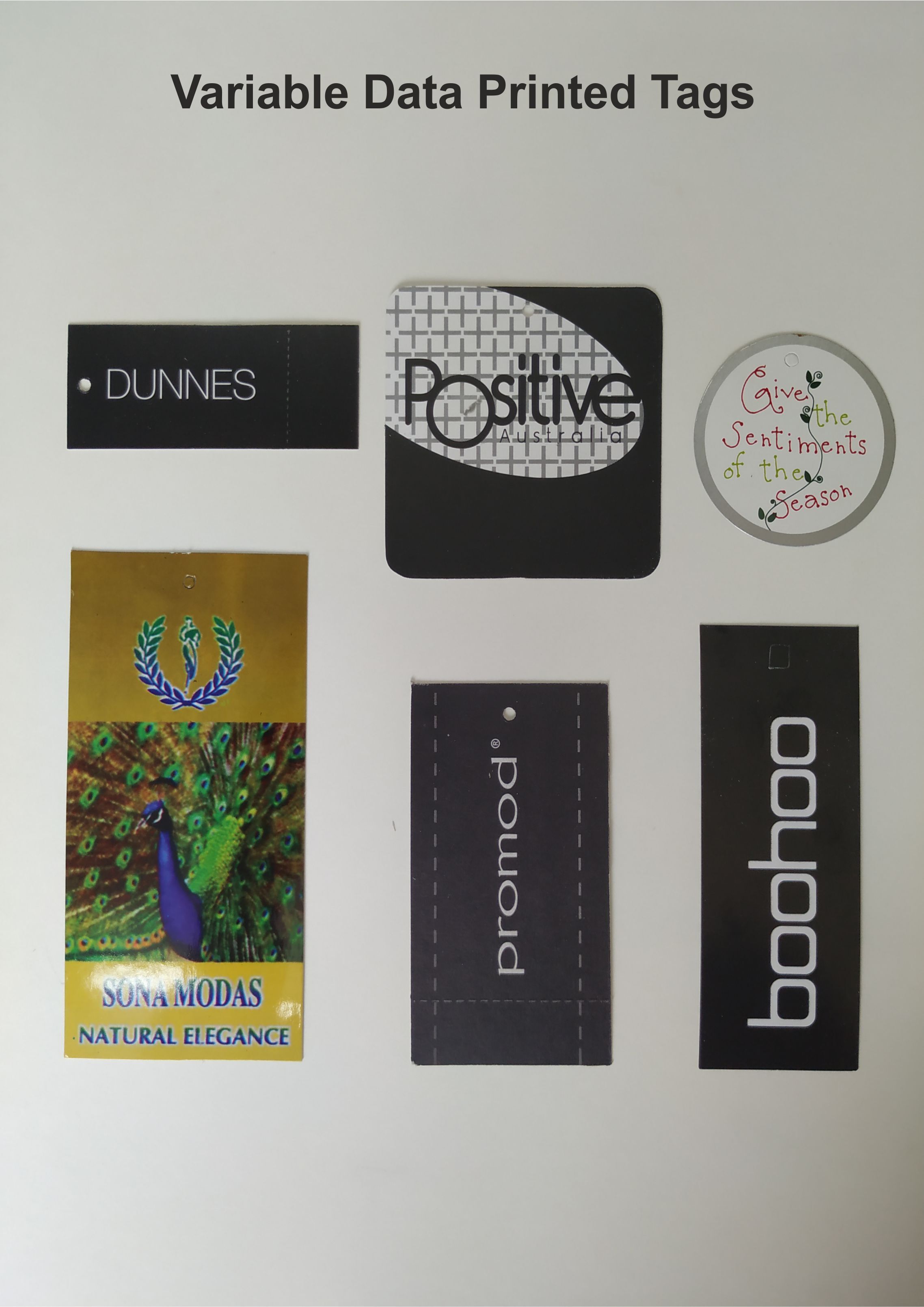 Paper Variable Data On Tags