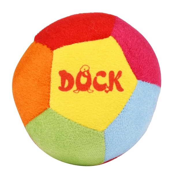 Rainbow Ball Small - Velvet Material, Small Size, Multicolored | Soft Plush Design With Rattle For Auditory Development, Machine Washable, Cuddly Fun