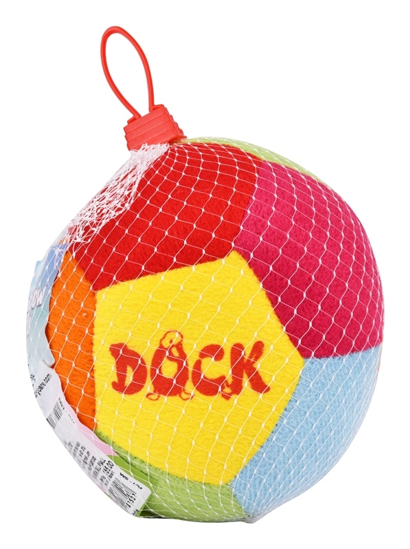 Rainbow Ball Small - Velvet Material, Small Size, Multicolored | Soft Plush Design With Rattle For Auditory Development, Machine Washable, Cuddly Fun