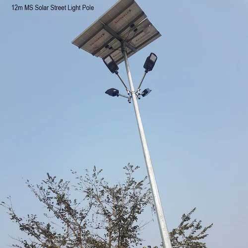 Silver Solar High Mast Lighting System