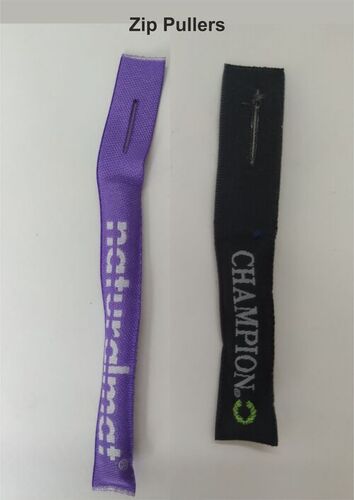 Woven Zipper Pullers - Coating Type: Water-Resistant