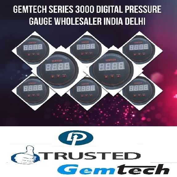Gemtech Series 3000 Digital Pressure Gauge Range 0 To 50.00 Mbar-roorkee - Accuracy: A 1%fs