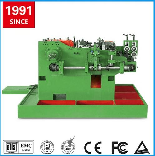 Automatic Stainless Steel Hex Head Cap Screw Bolt Making Machine - Max Length 1500mm, Max Screw Diameter 14mm, 40-50 Pcs/Min Productivity, Painted Surface Treatment