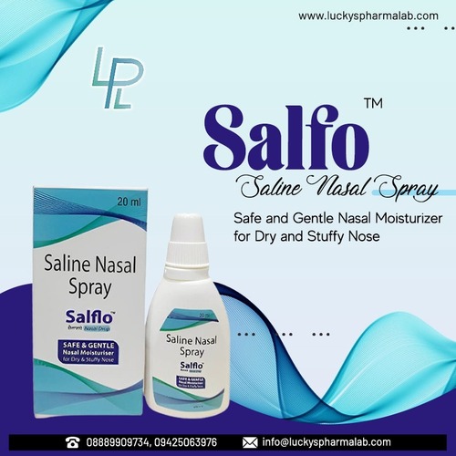 Saline Nasal Spray - Liquid Formula, Safe for All Ages | Moisturizes, Cleanses Nasal Passages, Eases Allergy Symptoms, Provides Relief from Congestion and Dryness