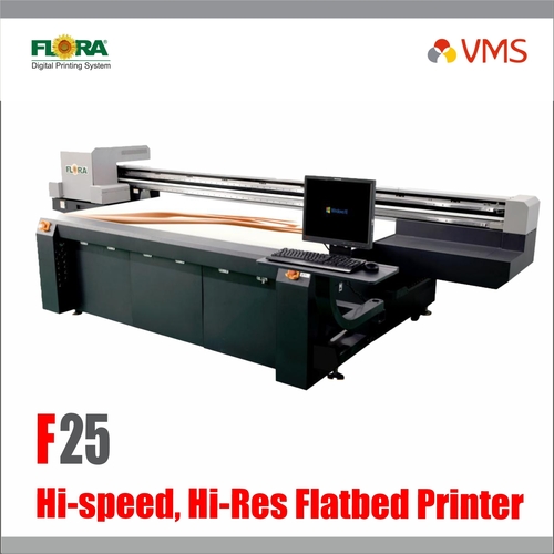 फ्लोरा F-25 UV फ्लैटबेड प्रिंटर