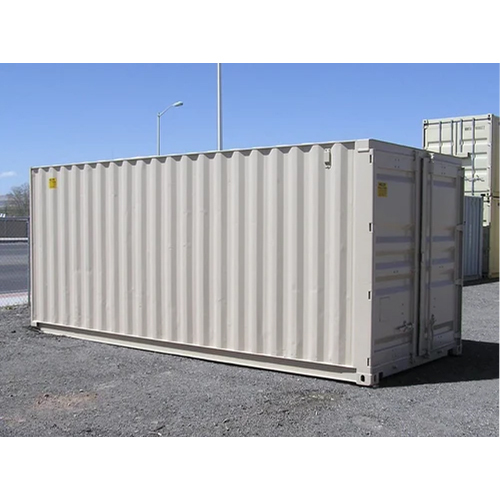 Mild Steel Cargo Container - 14 mm Wall Thickness, White Color, Durable ...