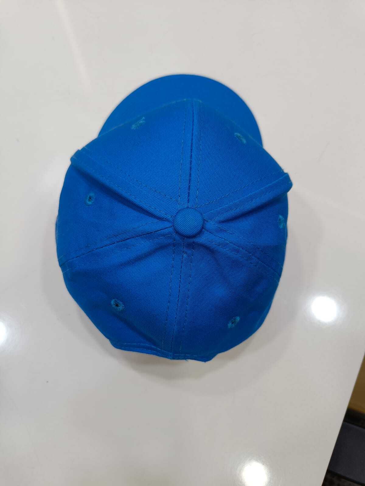 6 Panel Golf Cap - Cotton Blend, Different Sizes Available, Blue | Unisex Design For Versatile Wear And Stylish Outdoor Activities