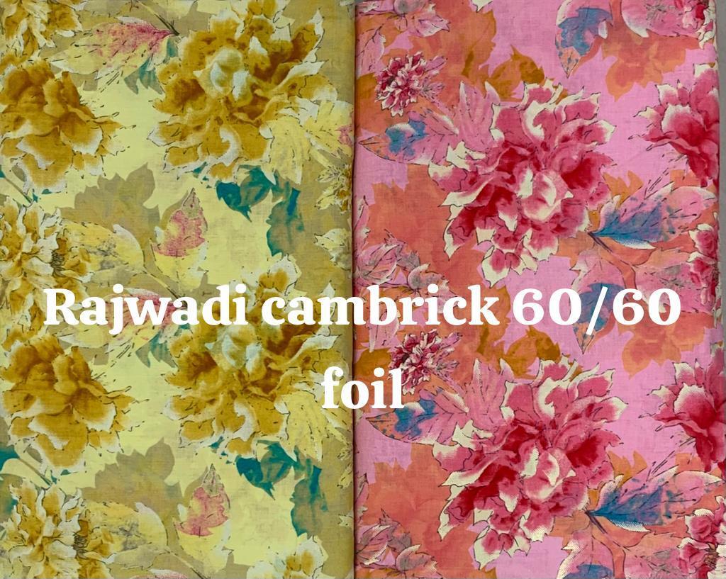 Pure Cotton Fabric - 100% Cotton, 44 Inch Width | Multicolor Printed, Quick Dry, Washable, Ideal For Summer Party Wear Suits & Sarees