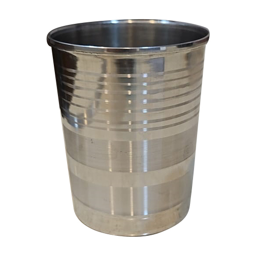 Stainless Steel Water Glass - High-quality Stainless Steel, Various Sizes, Silver Color | Polished Finish, Rust-resistant, Dishwasher Safe