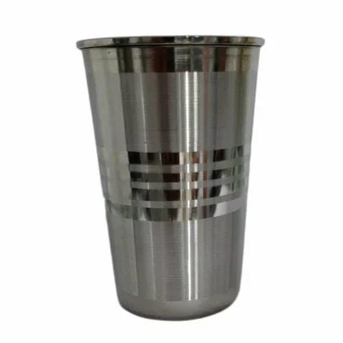 Stainless Steel Water Glass - High-quality Stainless Steel, Various Sizes, Silver Color | Polished Finish, Rust-resistant, Dishwasher Safe