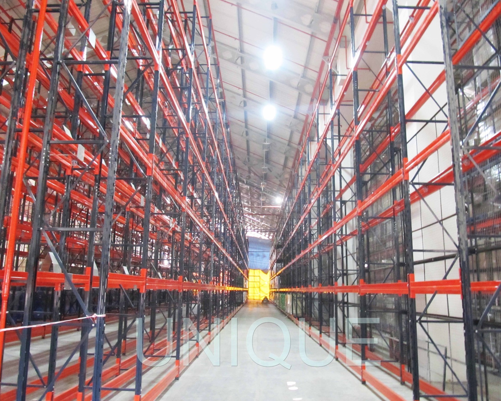 Selective Pallet Racking System - Steel, 10-30 Ft Height, Orange | 1000-5000 Lbs Load Capacity, Bolt-on Assembly, Multi Tier Design