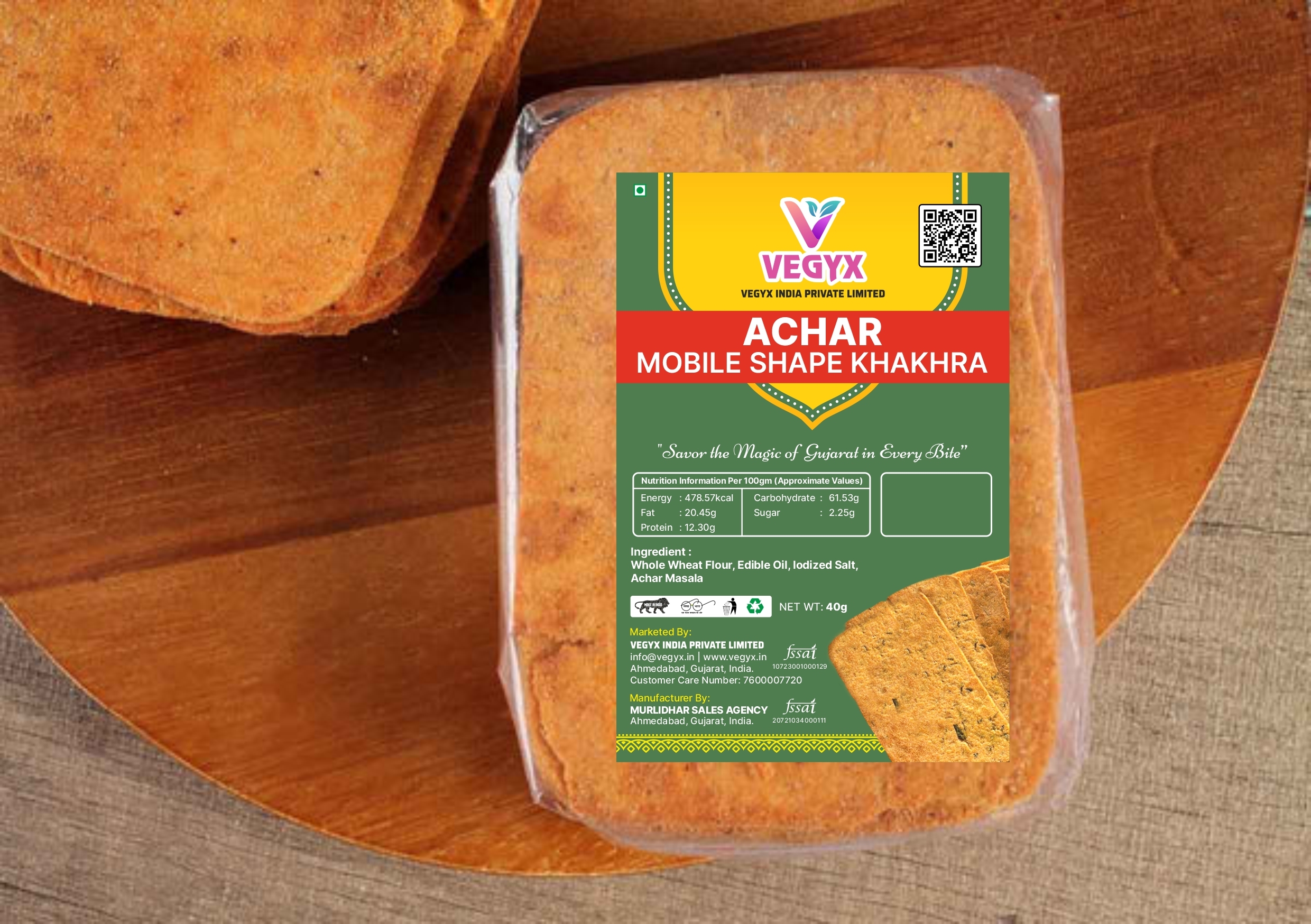 High Quality Mobile Shape Khakhra