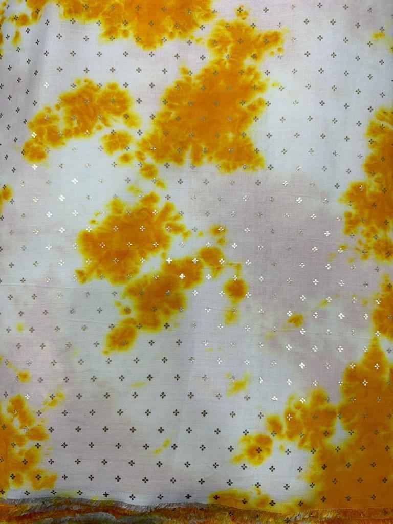 Rayon Capsule Foil - Rayon Foil Print, 44" Width, Available In All Colors | 2 Printed Designs For Men's Garments, High Fabric Capacity