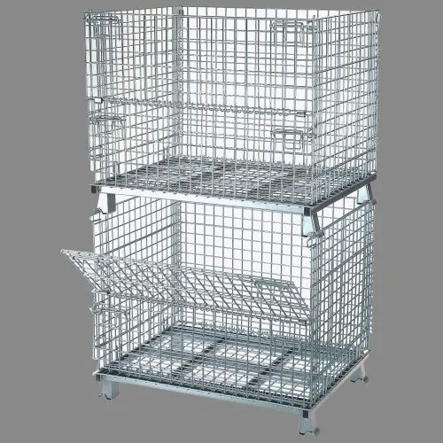 6 मिमी स्टेनलेस स्टील हेवी ड्यूटी वायर मेष बिन