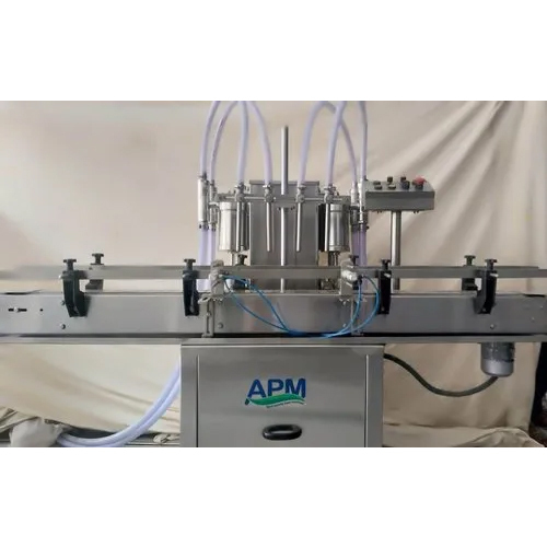 Pet Bottle Oil Filling Machine - SS304 Material, 1200 to 2400 BPH Capacity | Automatic Operation, High Efficiency, Human Machine Interface