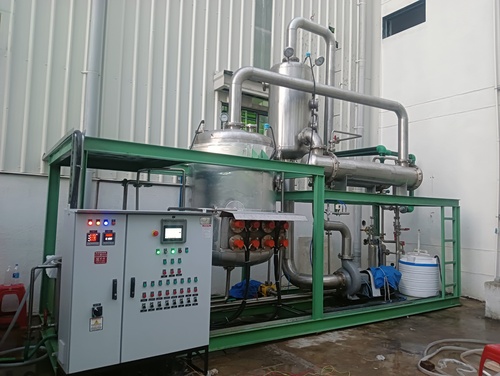 Multiple Effect Evaporators Plant - Stainless Steel, 1000 Kld Capacity | Automatic, 1 Year Warranty, Cabinet Installation