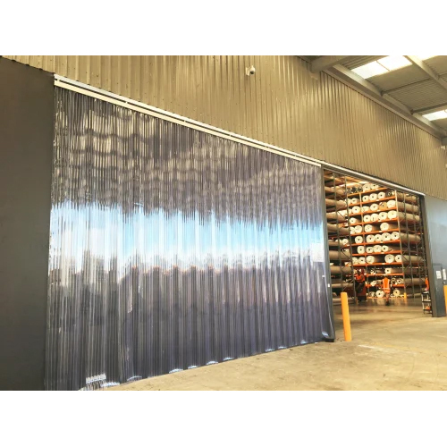 Transparent Pvc Strip Curtain - 2mm & 3mm Thickness Options, Eco-friendly Material, Plain Dyed Transparent Design