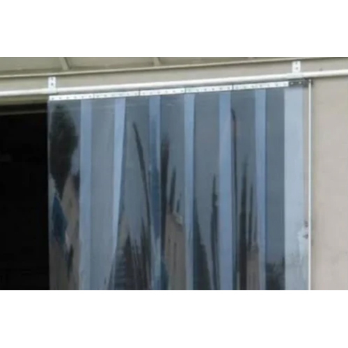 Transparent Pvc Strip Curtain - 2mm & 3mm Thickness Options, Eco-friendly Material, Plain Dyed Transparent Design