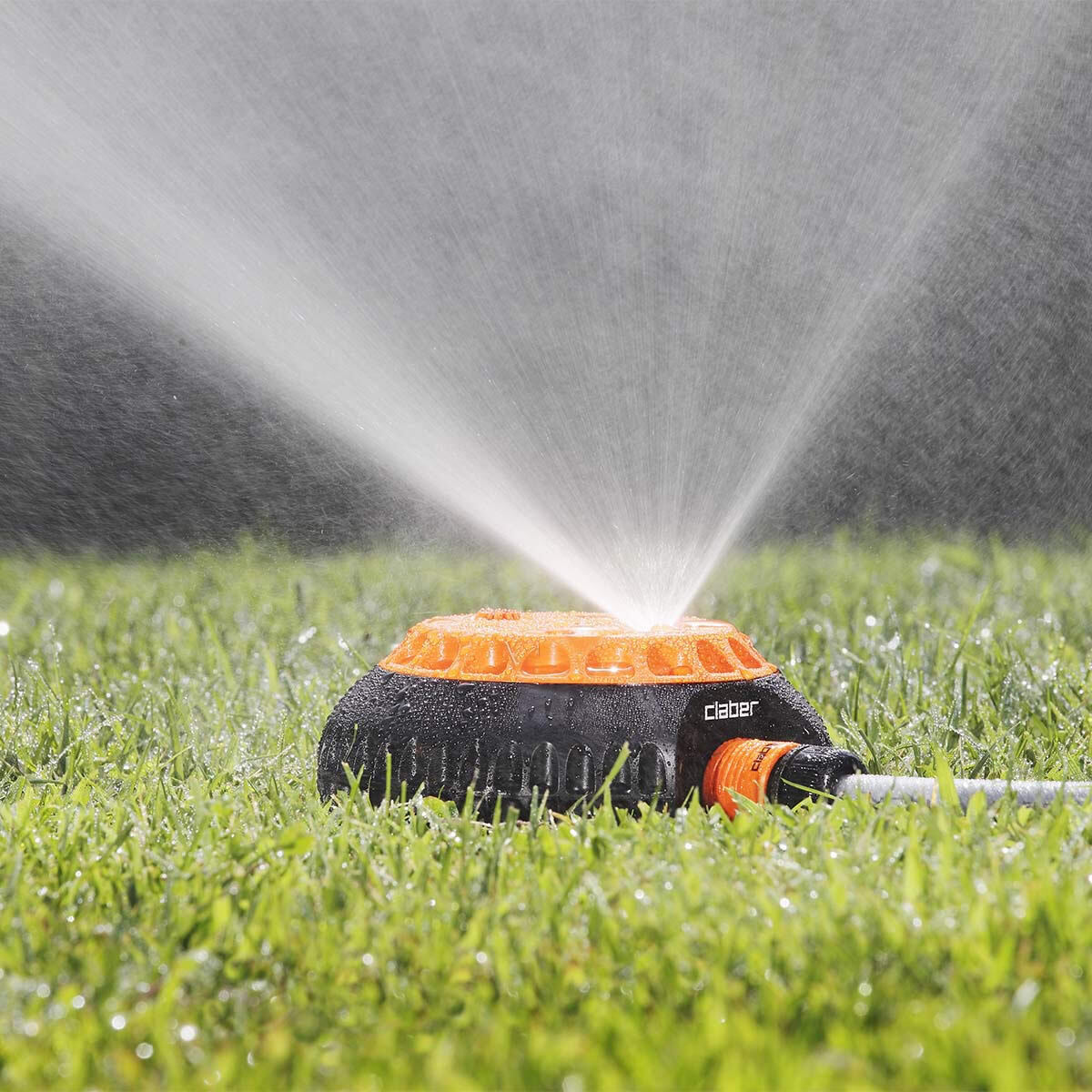 Multifunction Sprinkler - Plastic, Stationary Design | 6 Jets Mimic Natural Rain Effect, Low Pressure Operation, Easy To Use, Gentle And Uniform Irrigation