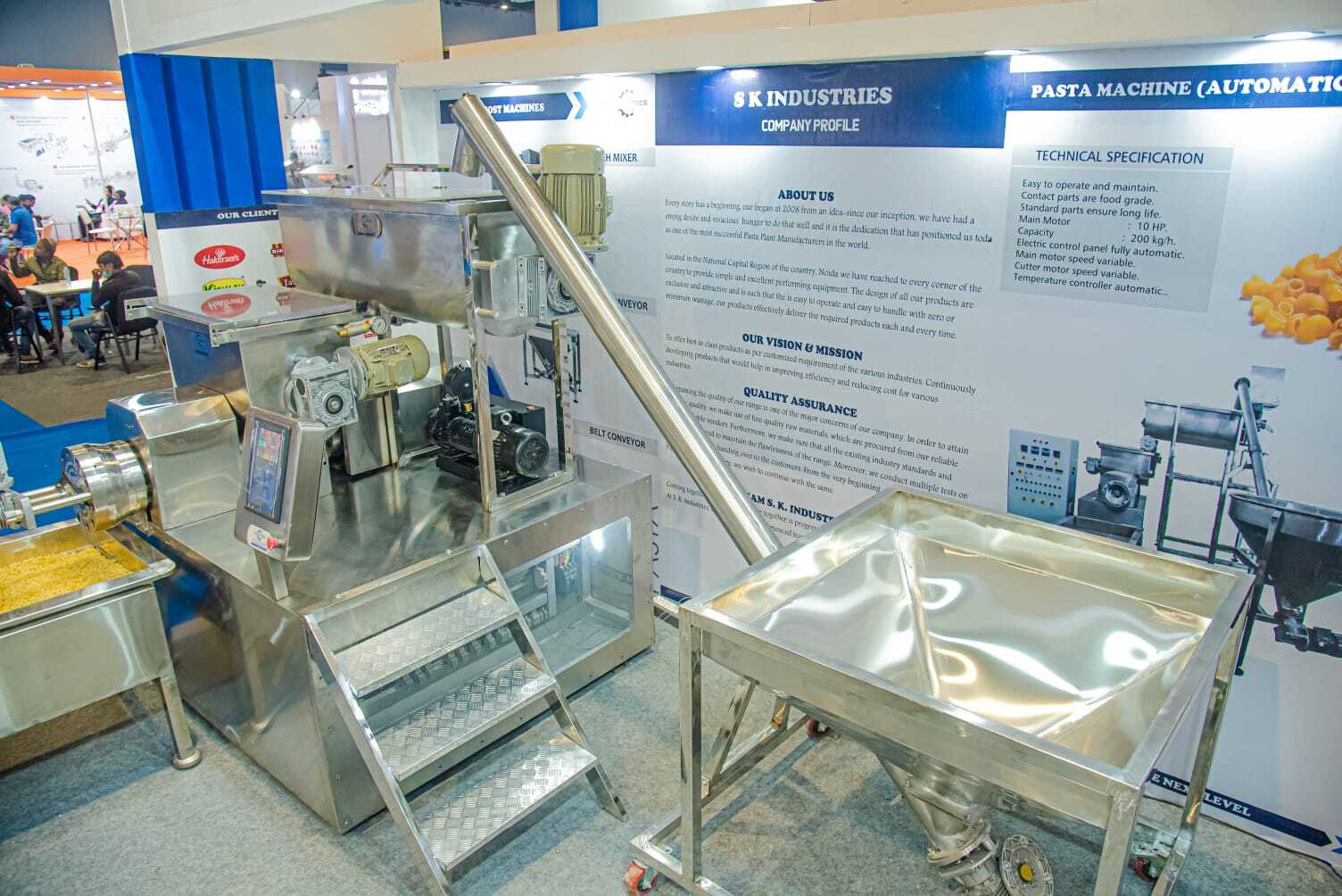 Italian Pasta Machine - Capacity: 500 Kg/hr