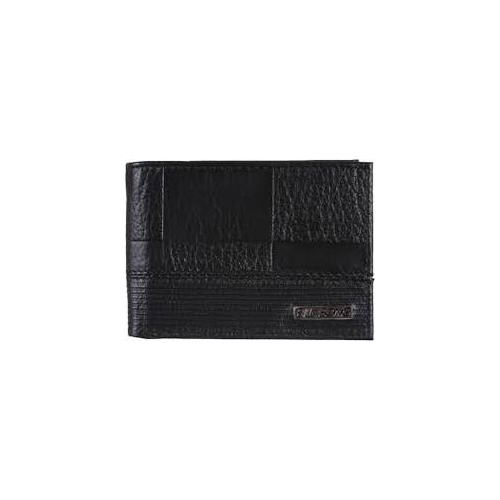 Black Leather Wallets - Leather, Foldable Design, Black Color | Multiple Card Slots, Coin Pocket, ID Window, Secure Snap Closure, Lightweight