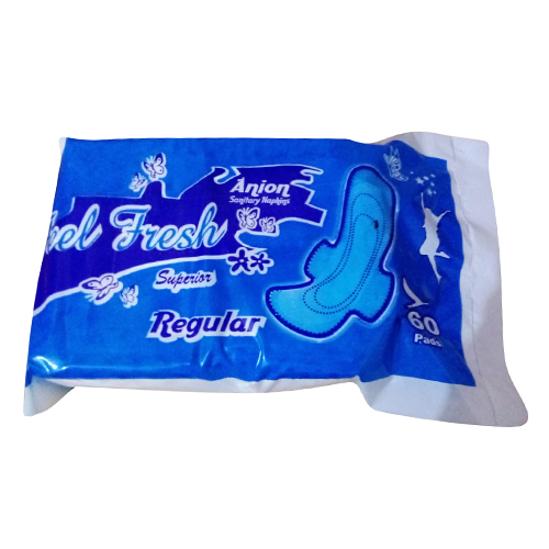 265 मिमी 60 पीस सुपीरियर रेगुलर सेनेटरी पैड आयु वर्ग: महिलाएं