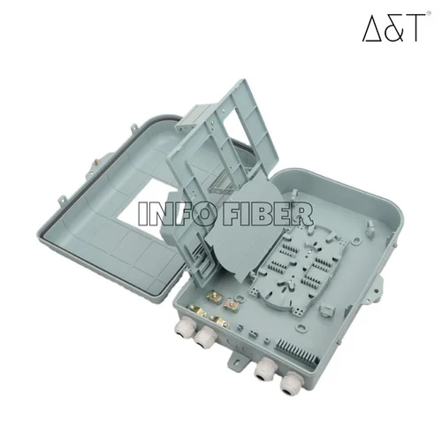 16 Port Fiber Distribution Box - Color: Gray