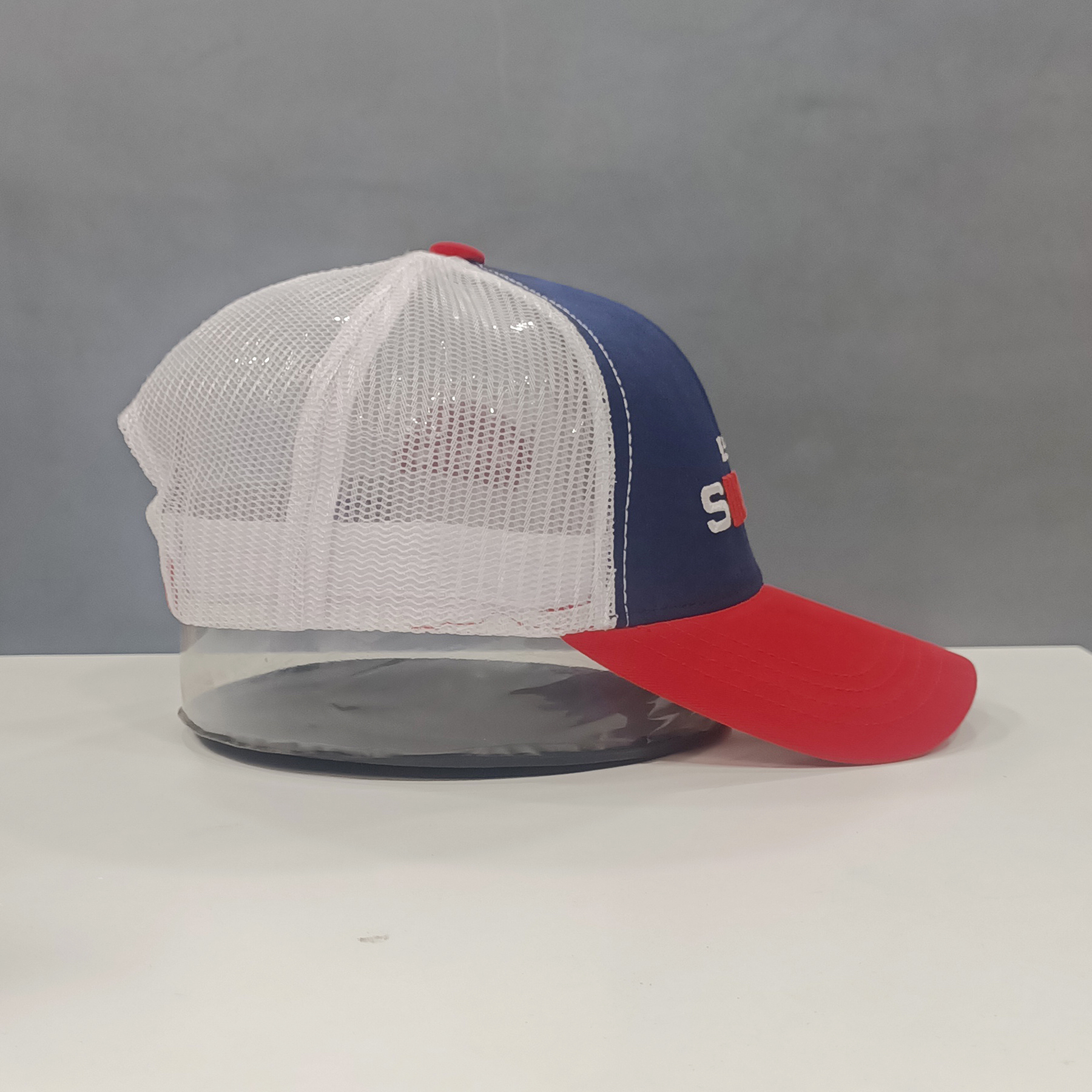 Caps And Hats - Polyester Mesh Snapback Cap | Unisex, Embroidered Design, Available In Multiple Colors, Fits 56-58 Cm For All Age Groups