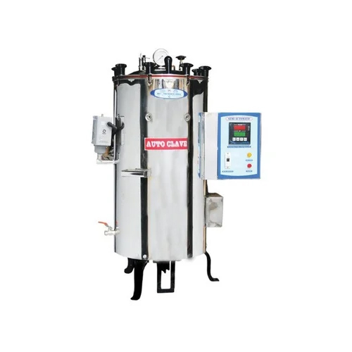 Silver Vertical Fully Automatic Autoclave