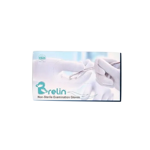 Rubber Hand Gloves - Medical Grade Latex, Sterilized And Powdered White | 1 Year Warranty, Disposable For Medical Use