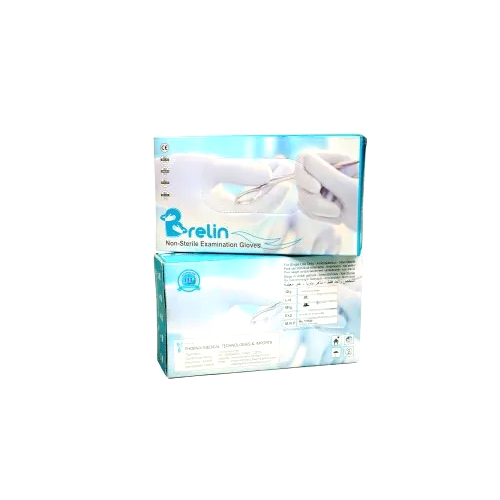 Rubber Hand Gloves - Medical Grade Latex, Sterilized And Powdered White | 1 Year Warranty, Disposable For Medical Use