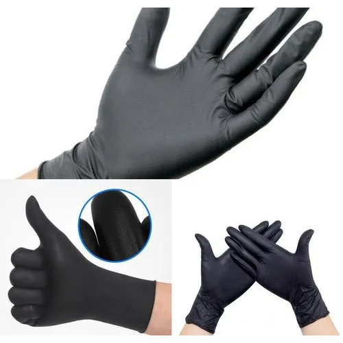 Black Phoenix Nitrile Examination Gloves (Black)