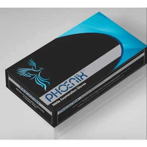 Black Phoenix Nitrile Examination Gloves (Black)