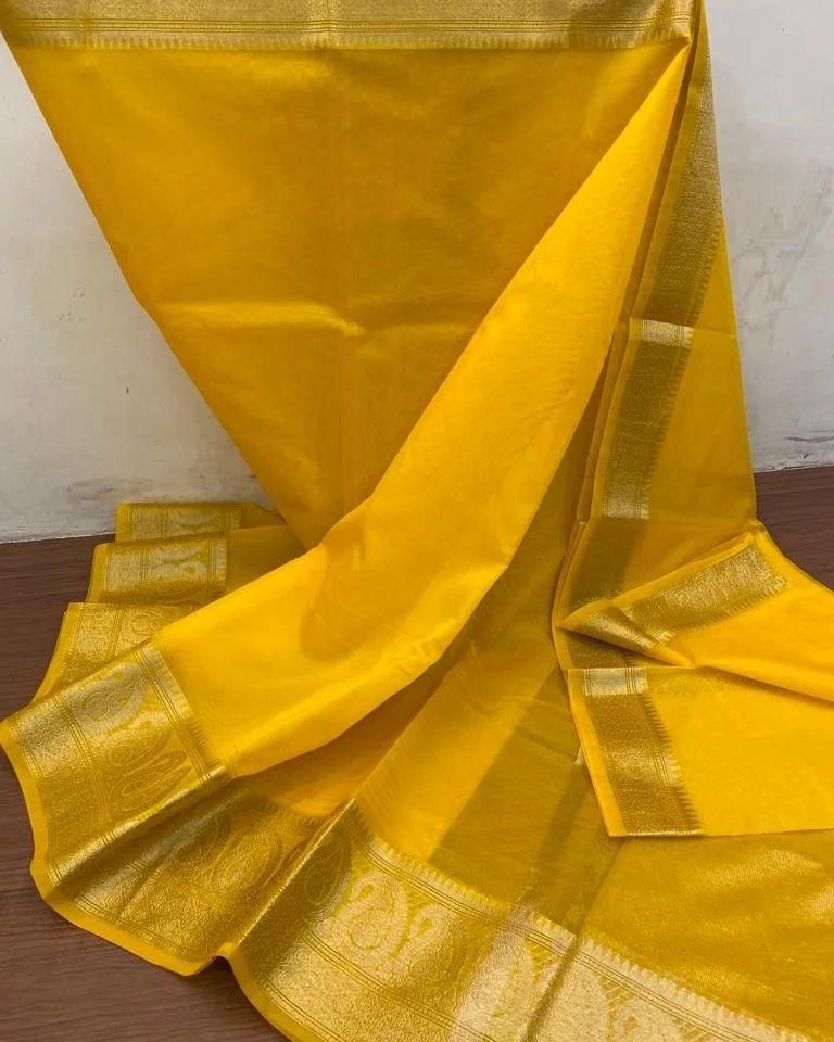 Pure Organza Weaving Saree