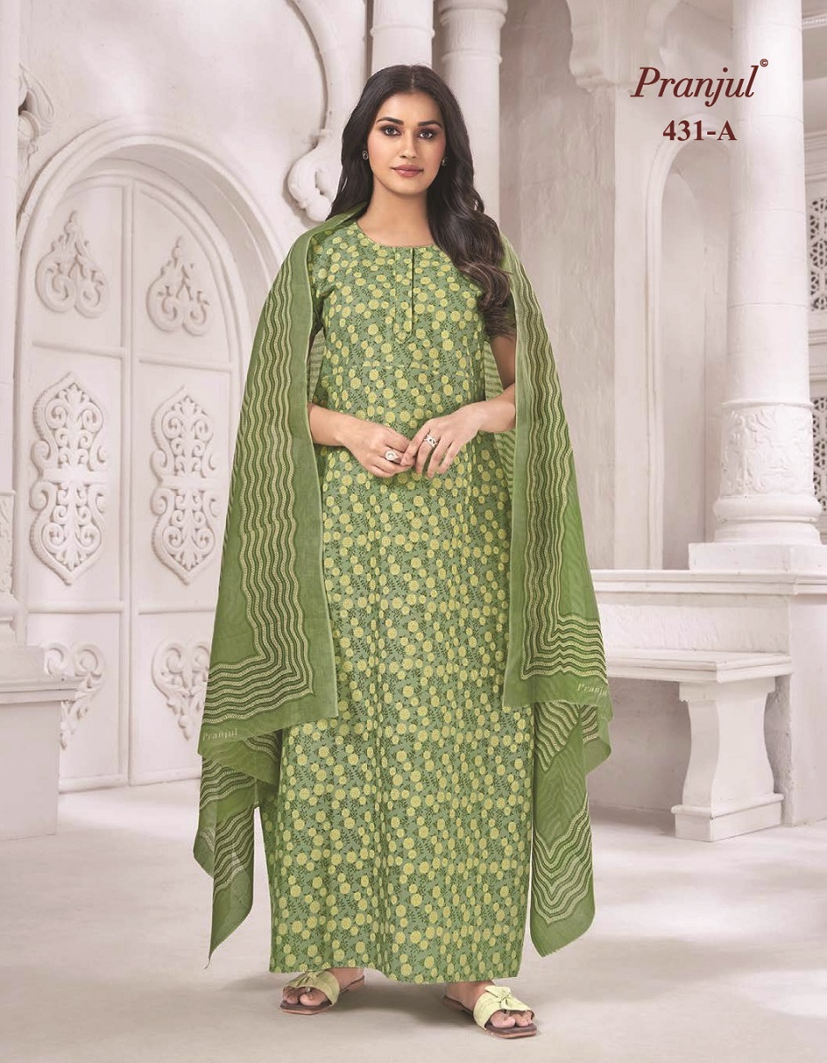 Pranjul Pratishtha Long Nighties With Dupatta