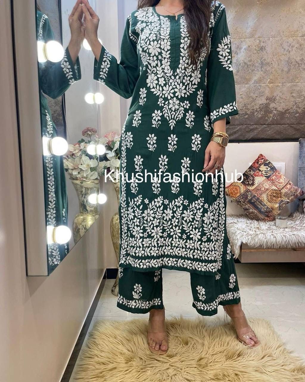 Embroidery Kurti By Fabzone Exporter