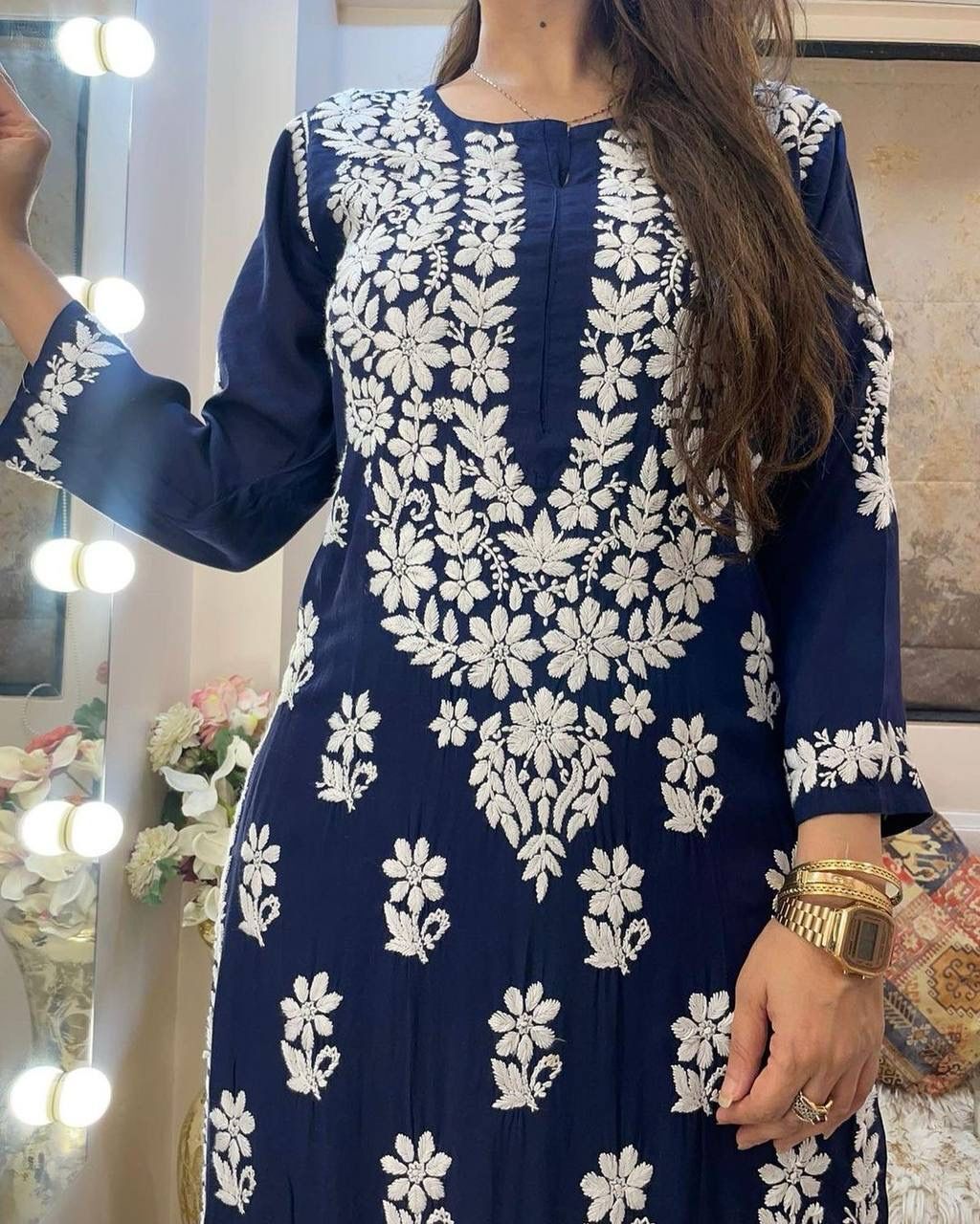 Embroidery Kurti By Fabzone Exporter