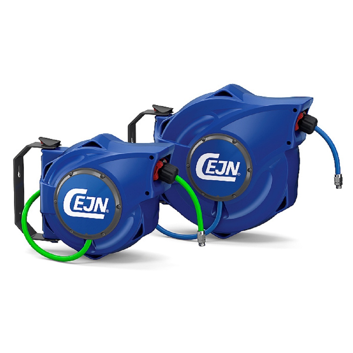 Hose Reel - 5-17 M Pur & Epdm Rubber | Slow Retraction, Auto-stop, Hi-vis Options