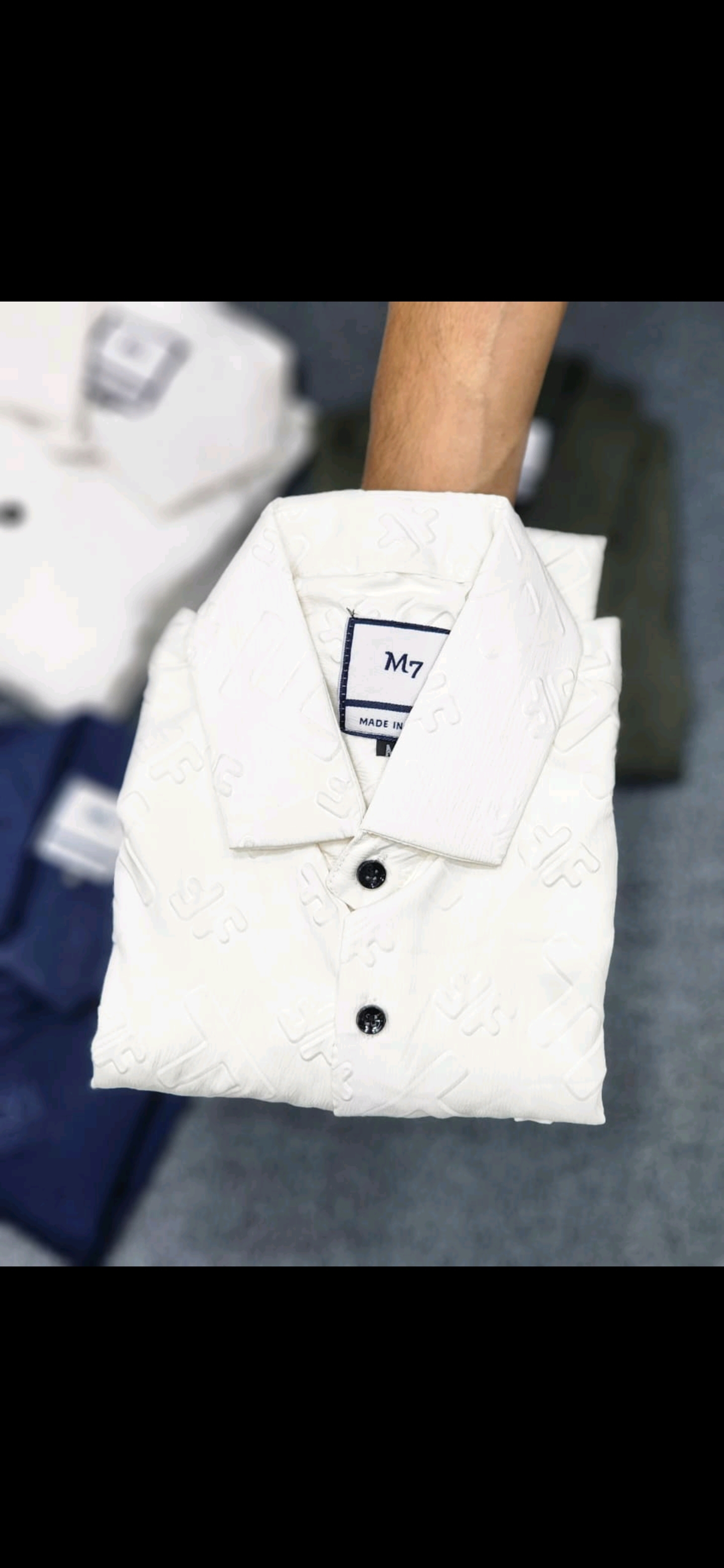 Half Shirts - Heavy Popcorn Ambose Fabric, M,l,xl Sizes | Breathable, Comfortable, Durable, Stylish, Wrinkle-free