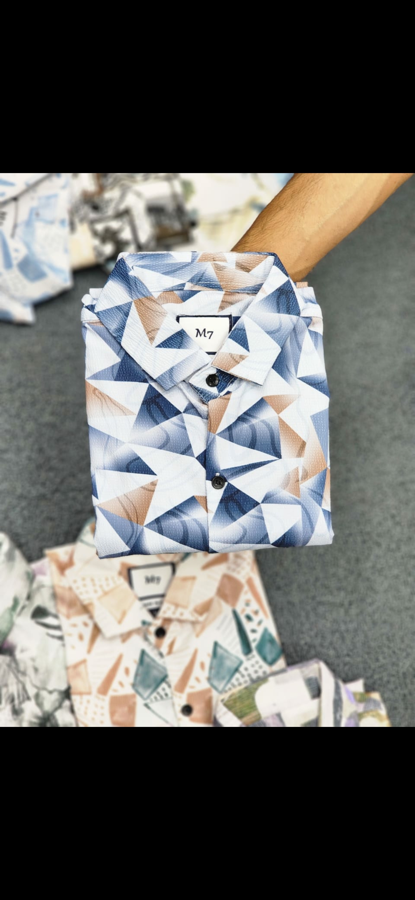 Drop Shoulder Shirts - Heavy Popcorn Fabric, M/l/xl Size | Breathable, Comfortable, Lightweight, Trendy, Versatile, Wrinkle-free