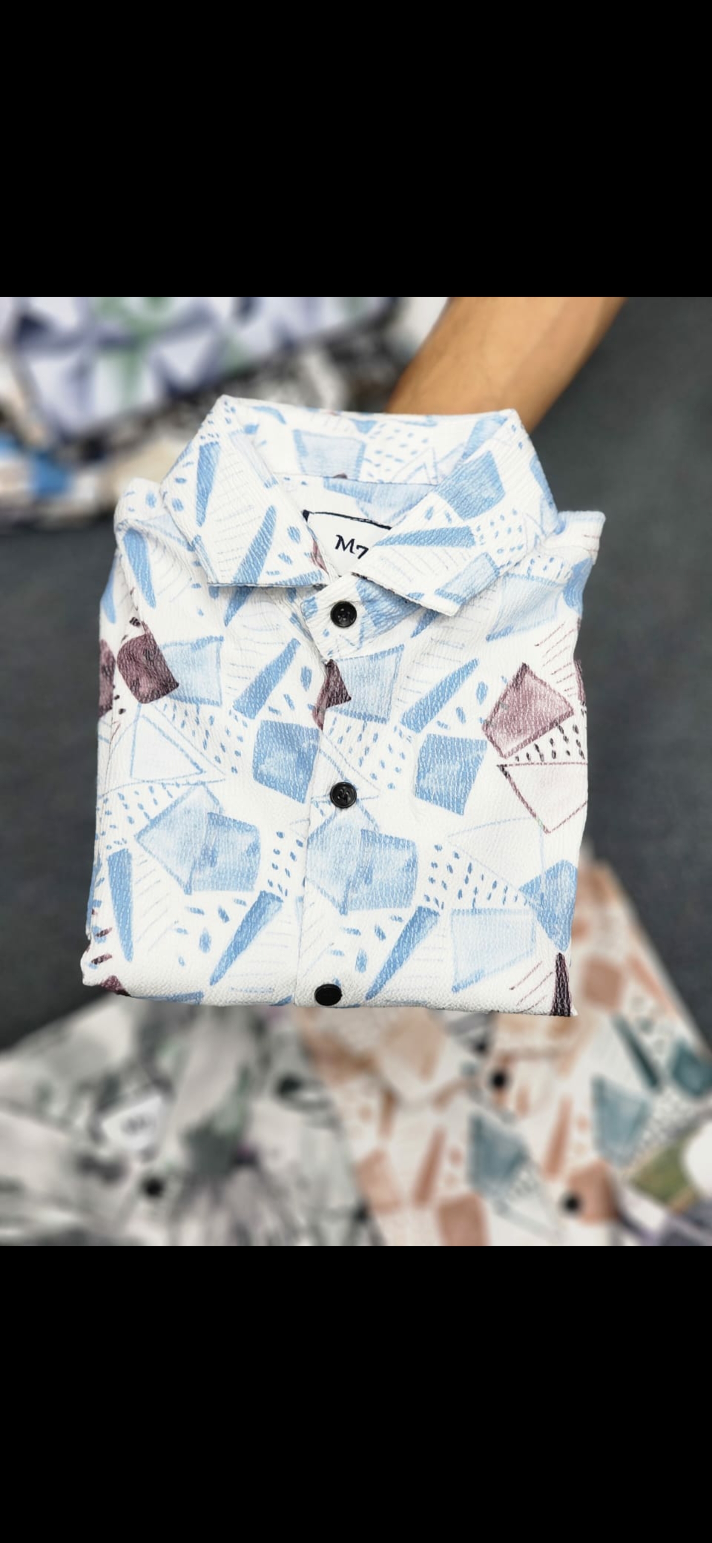 Drop Shoulder Shirts - Heavy Popcorn Fabric, M/l/xl Size | Breathable, Comfortable, Lightweight, Trendy, Versatile, Wrinkle-free