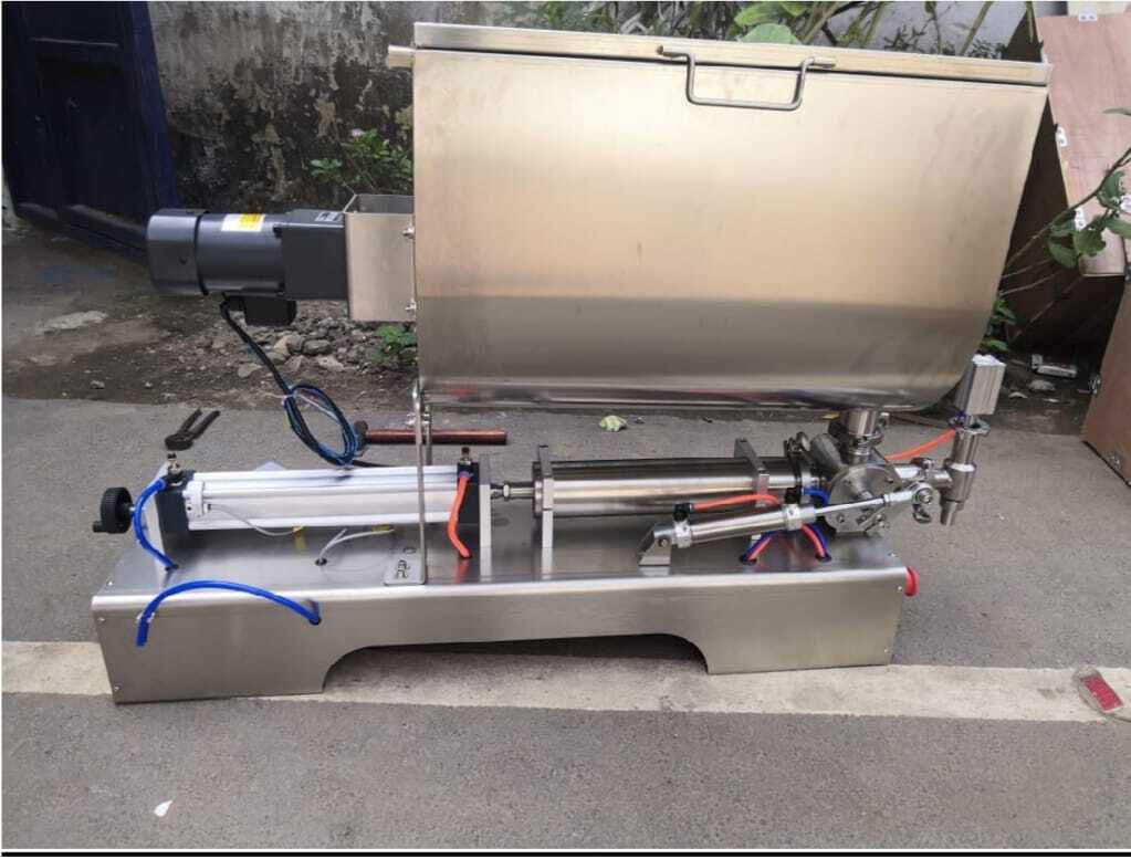 Semi-automatic Semi Automatic Pickle Filling Machine With Stirrer