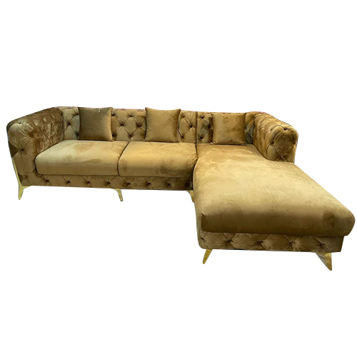 L-Shape Chesterfield Sofa Set - Assembly: No Assembly Required